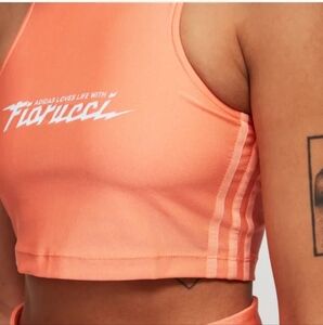 Adidas x fiorucci cropped bra tank